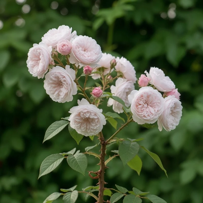 Rosier anglais ‘The Archbishop Rambler’ ( Rosa ‘The Archbishop Rambler’)