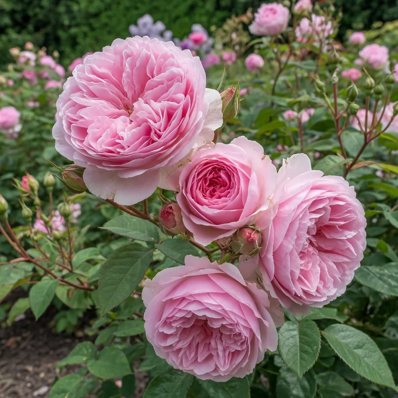 Rosier anglais ‘Silas Marner’ ( Rosa ‘Silas Marner’)