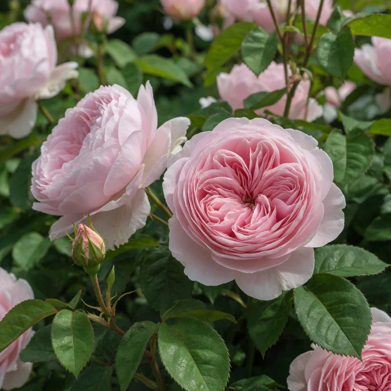 Rosier anglais ‘Queen of Sweden’ ( Rosa ‘Queen of Sweden’)