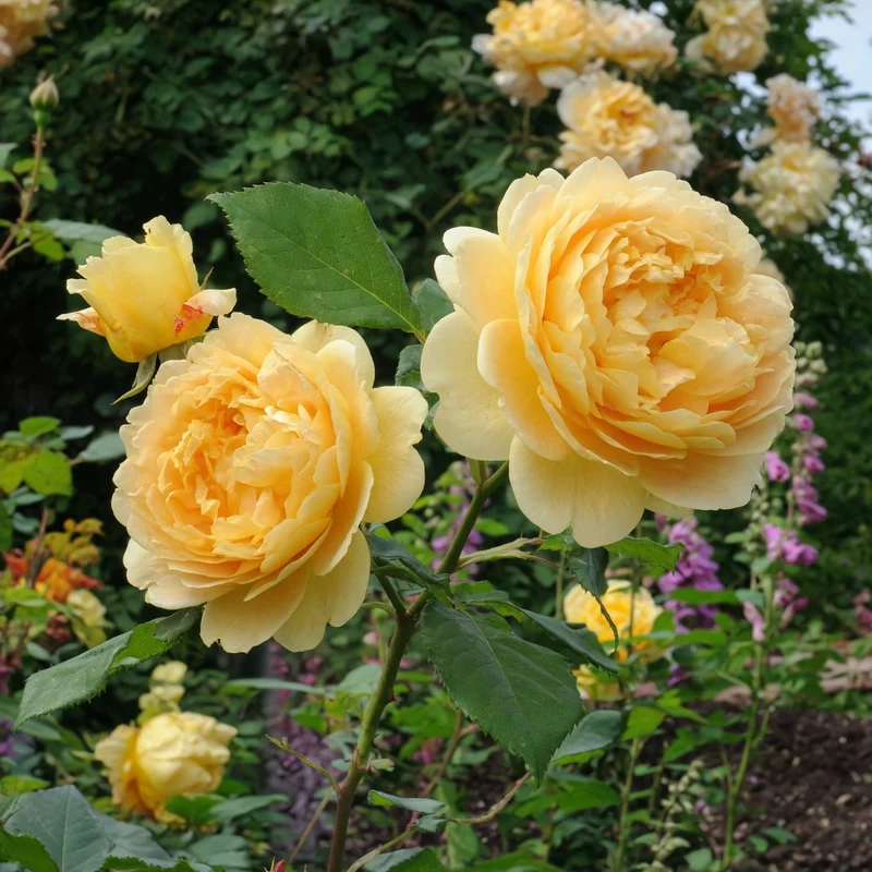 Rosier anglais ‘Golden Celebration’ ( Rosa ‘Golden Celebration’)