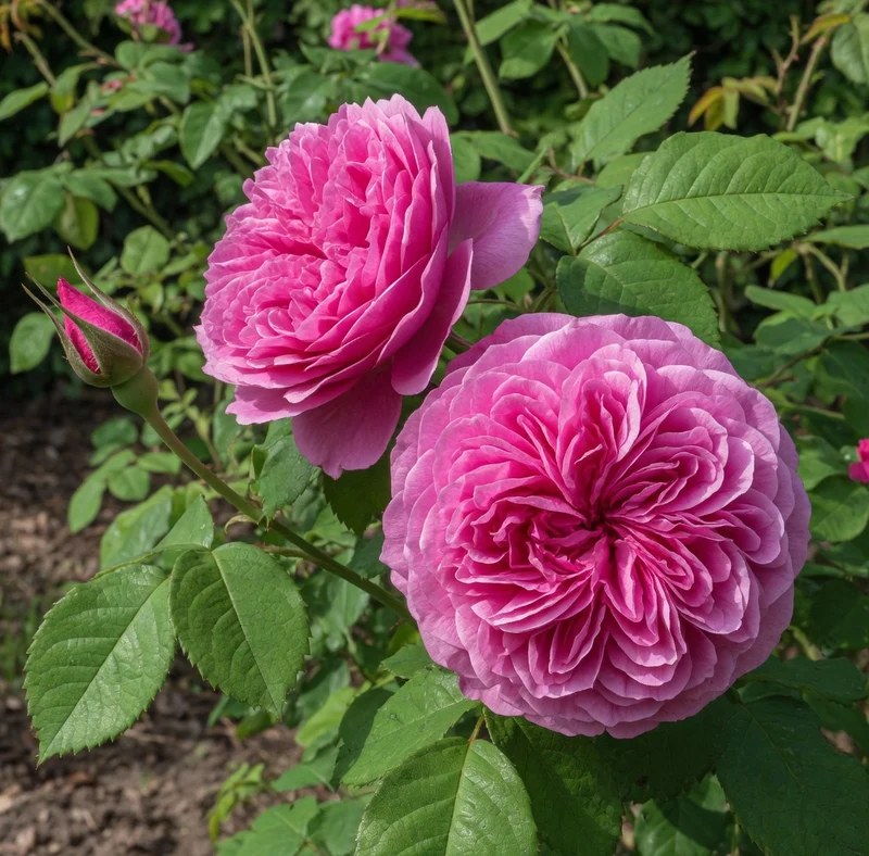 Rosier anglais ‘Gertrude Jekyll’ ( Rosa ‘Gertrude Jekyll’)