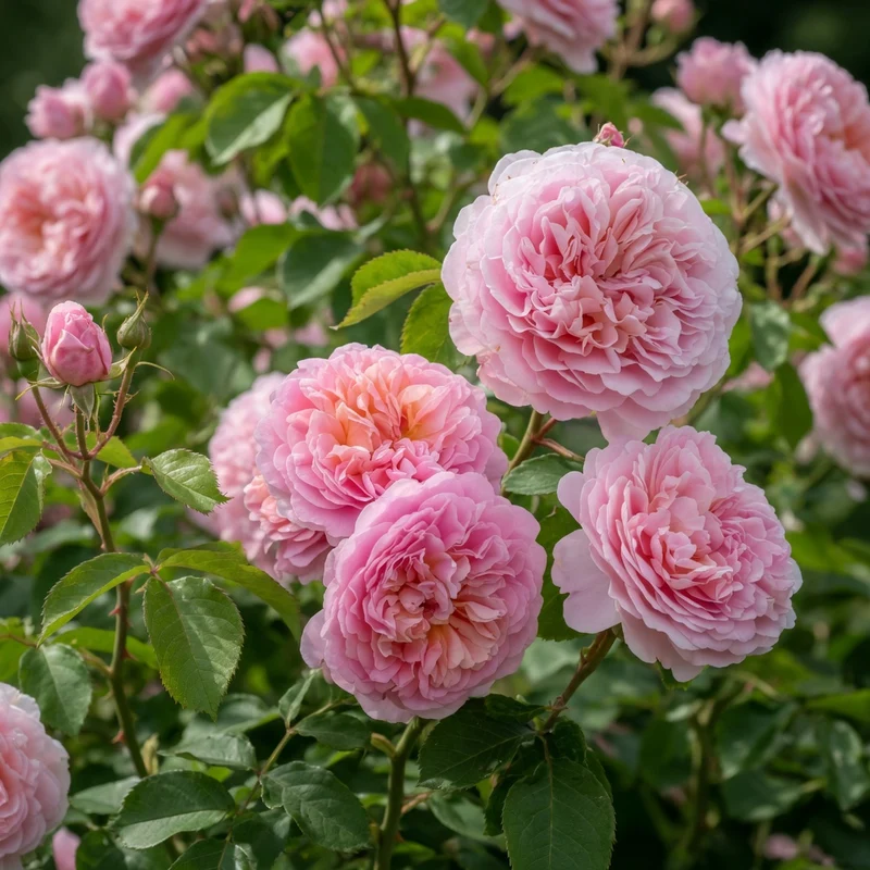 Rosier anglais ‘Eustacia Vye’ ( Rosa ‘Eustacia Vye’)
