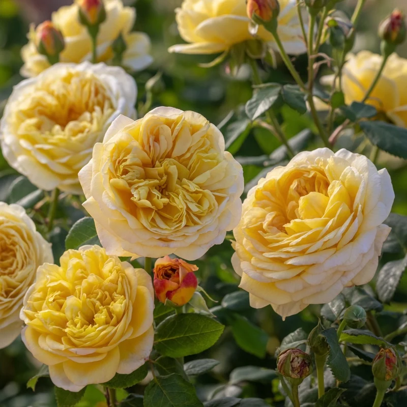 Rosier anglais ‘Charles Darwin’ ( Rosa ‘Charles Darwin’)