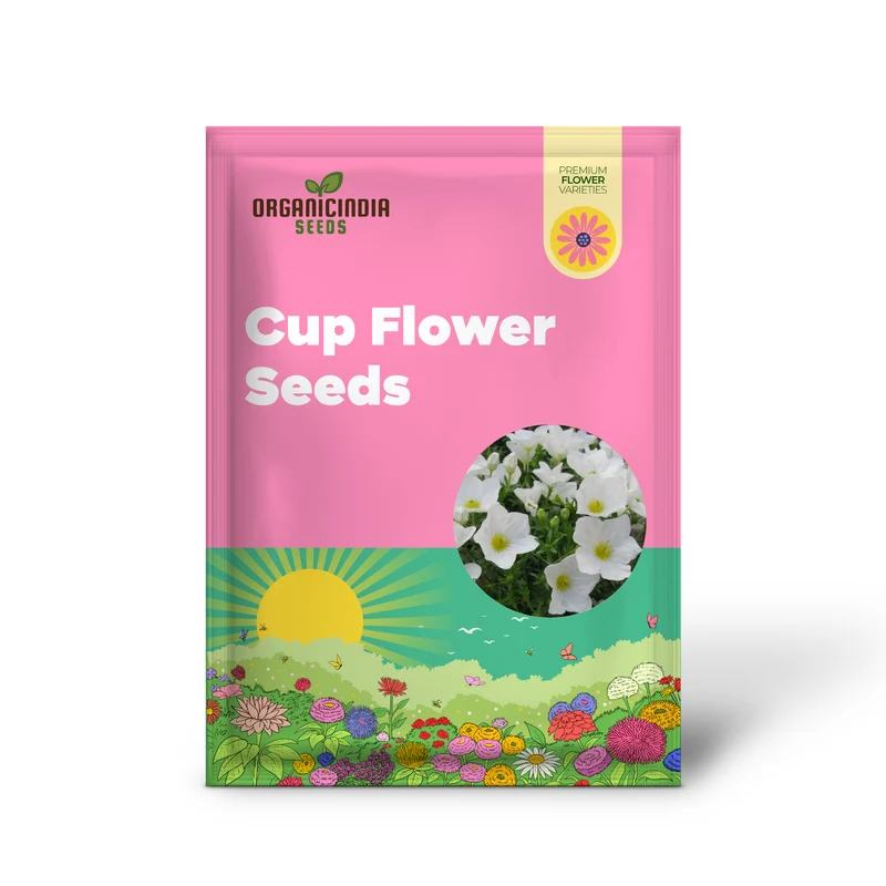 Cup Flower Seeds (White Robe Nierembergia Seeds) - Elegant White Blooms for Gardens