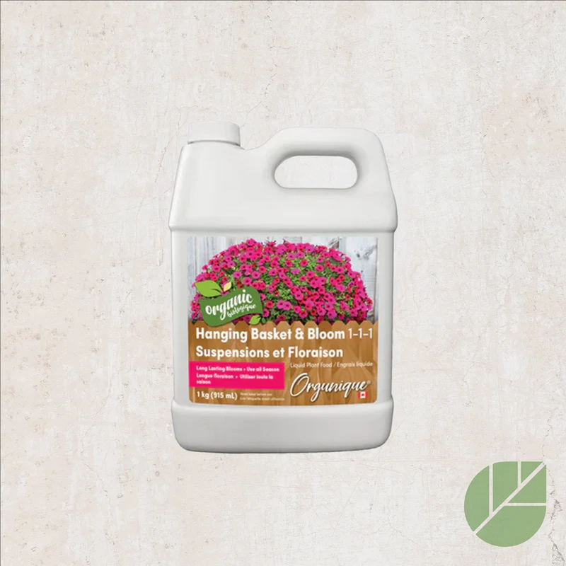 Orgunique Hanging Basket & Bloom 1-1-1