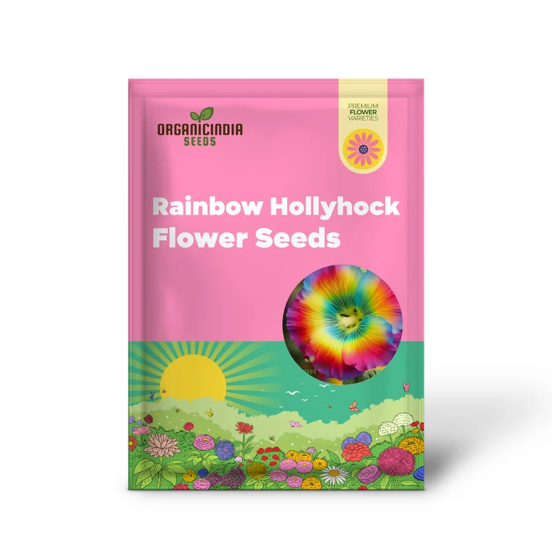 Rainbow Hollyhock Flower Seeds for Planting, Cultivation Guide for Colorful and Vibrant Blooms