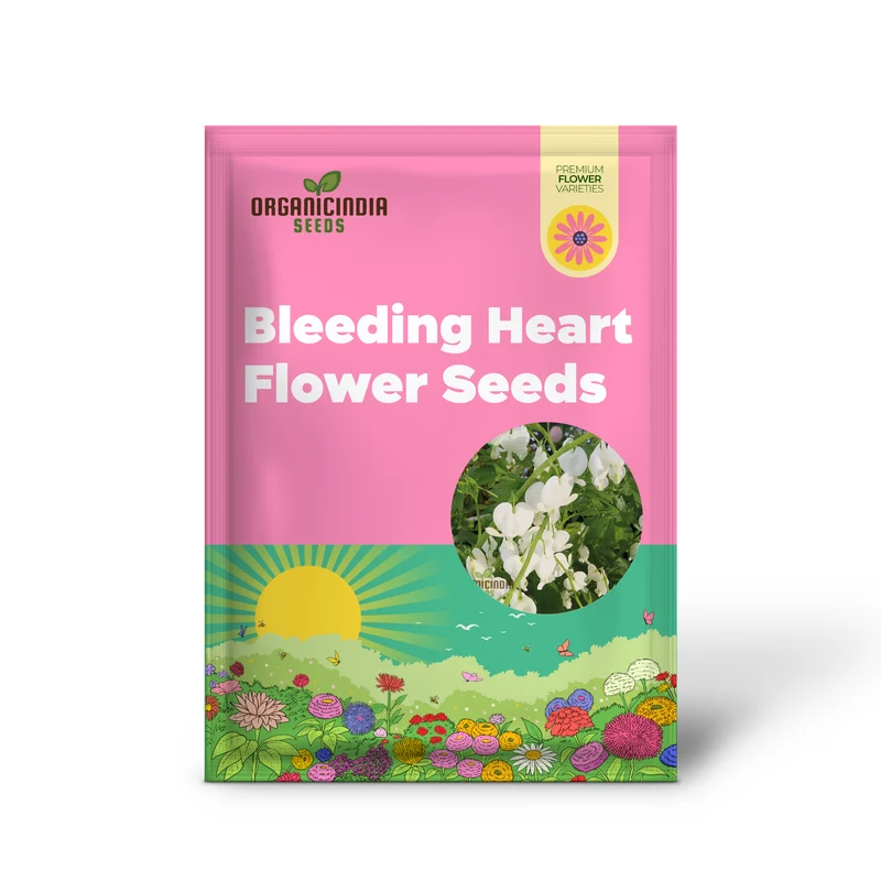 Bleeding Heart Seeds (White Bleeding Heart Seeds) - Elegant Heart-Shaped Blooms for Gardens