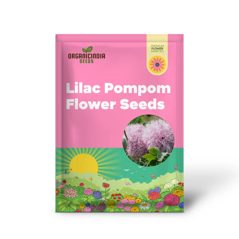 Lilac Pompom Poppy Flower Seeds for Vibrant Garden Blooms, High-Quality Gardening Seeds for Stunning Poppy Flowers Seeds