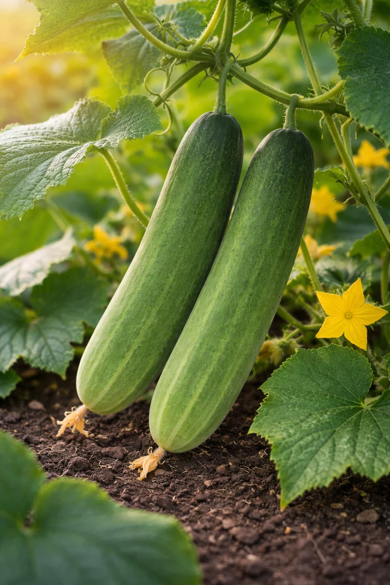 Concombre ‘Sheetal Kheera’ bio ( Cucumis sativus )