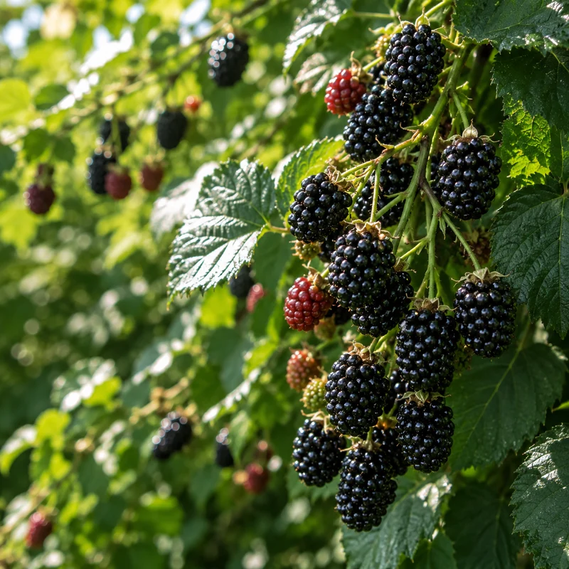 Mûrier sans épines ‘Loch Ness’ ( Rubus fruticosus ‘Loch Ness’)