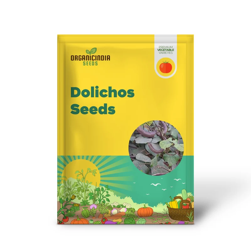 Dolichos Violet Green Seeds - Exquisite Vine for Planting in Your Garden
