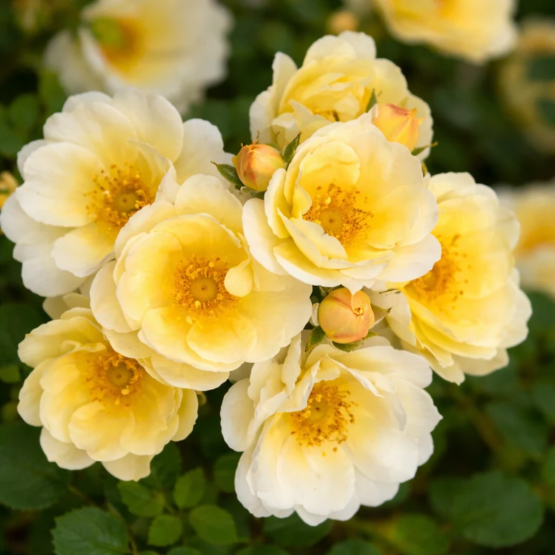 Rosier couvre-sol ‘Sunshine Happy Trails’ ( Rosa ‘Sunshine Happy Trails’)