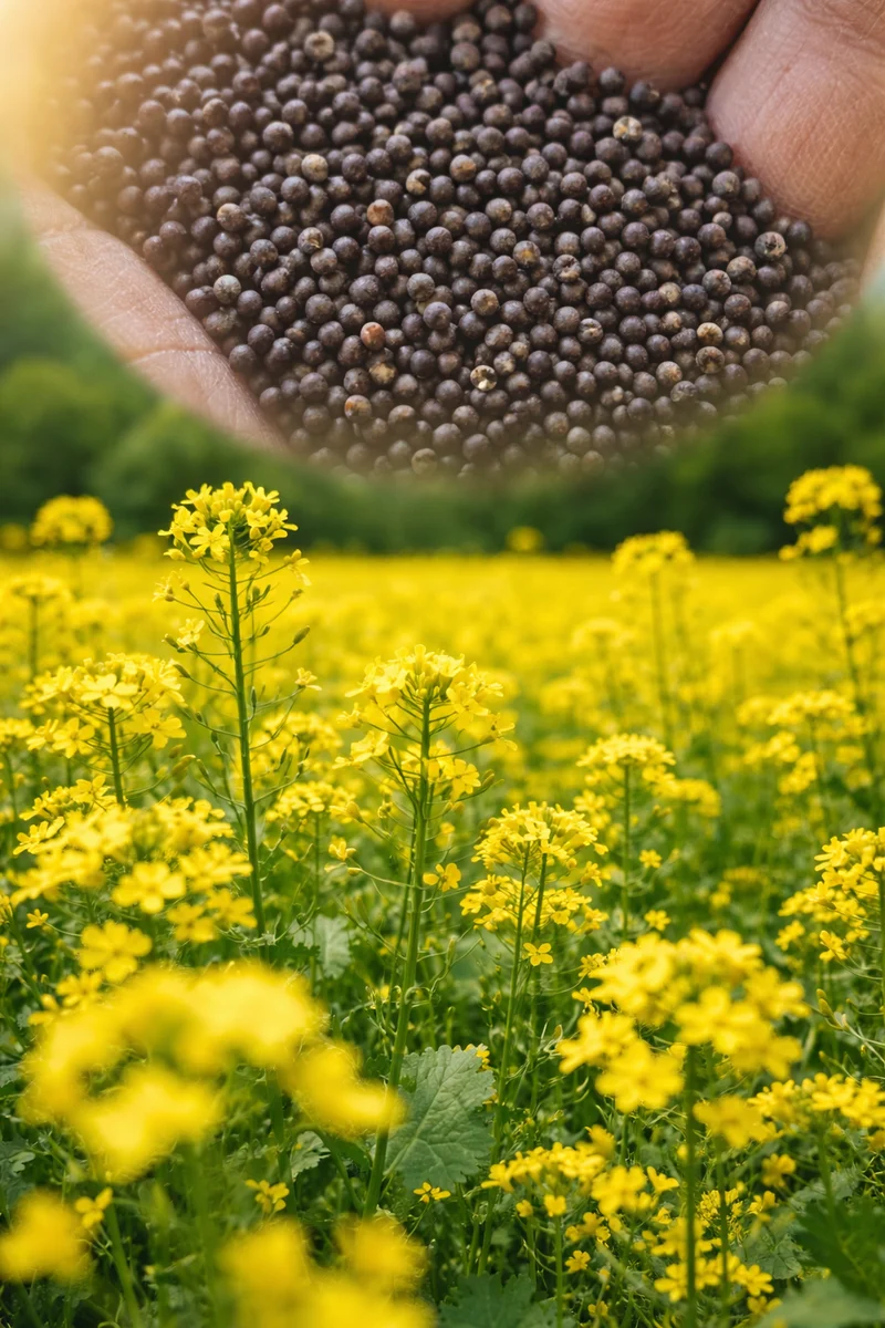Moutarde noire bio ( Brassica nigra )