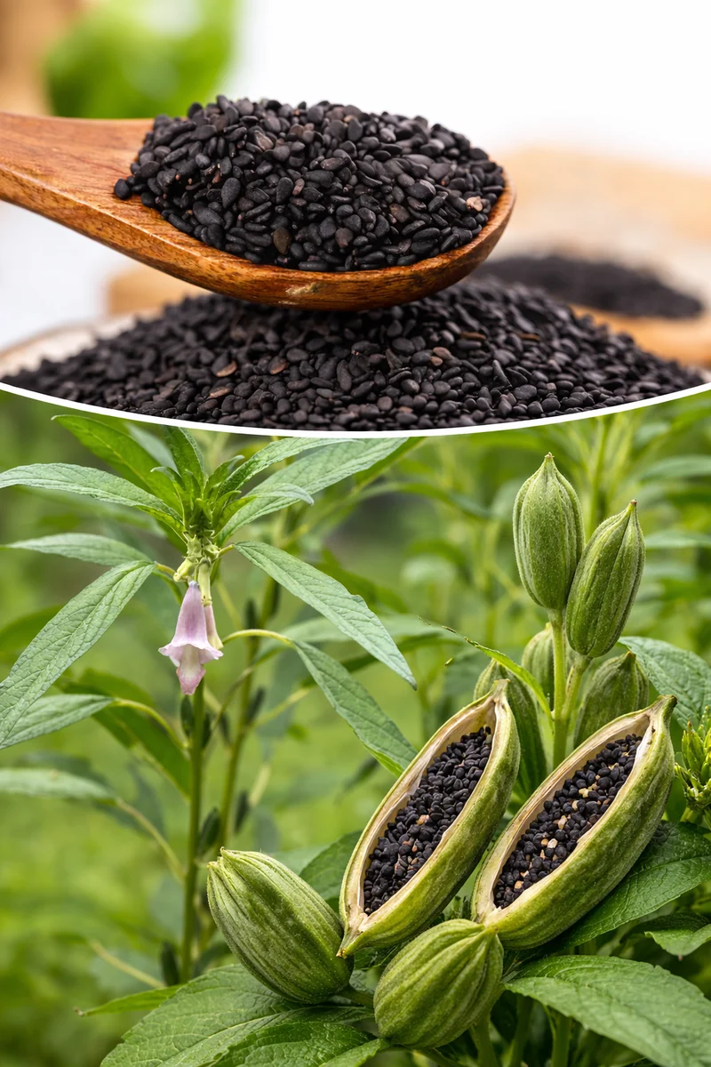 Sésame noir bio ( Sesamum indicum )