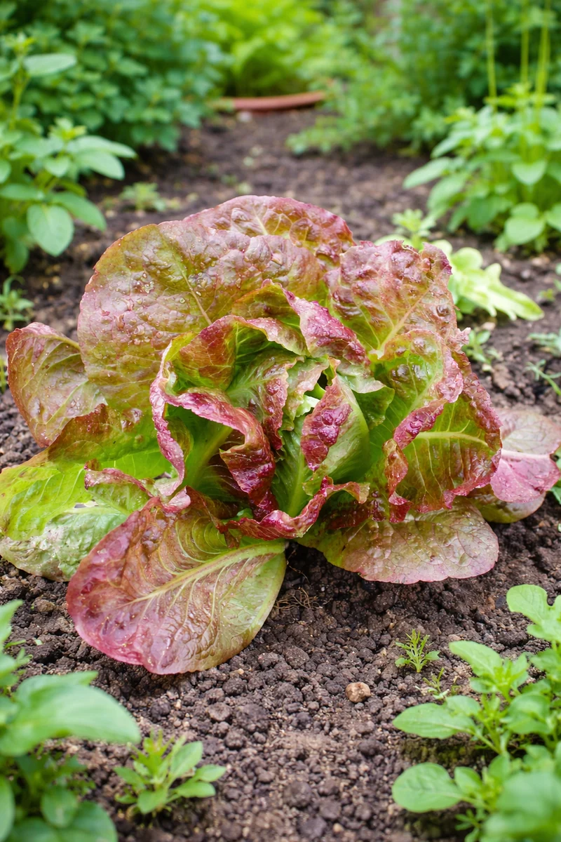 Laitue romaine ‘Sweet Valentine’, semences écologiques ( Lactuca sativa )