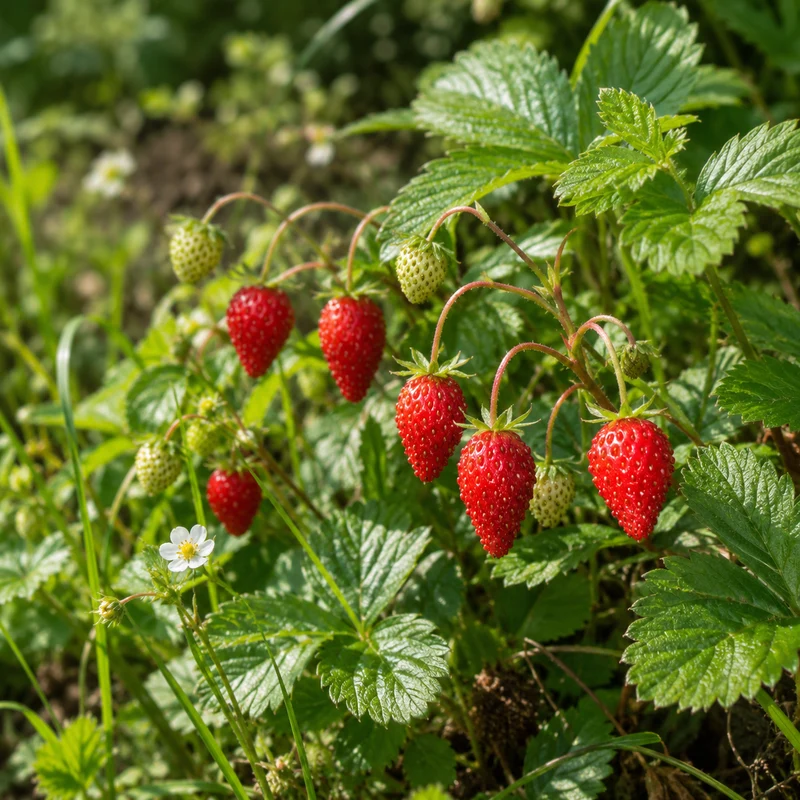 Fraisier ‘Sparkle’ ( Fragaria × ananassa ‘Sparkle’)