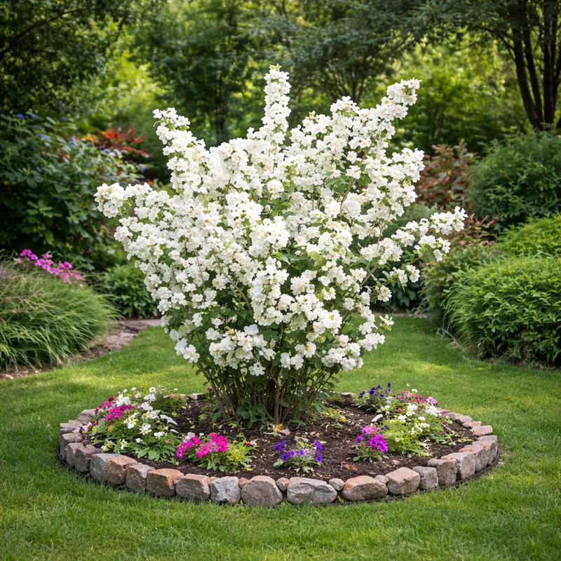 Seringat ‘Minnesota Snowflake’ ( Philadelphus ‘Minnesota Snowflake’)