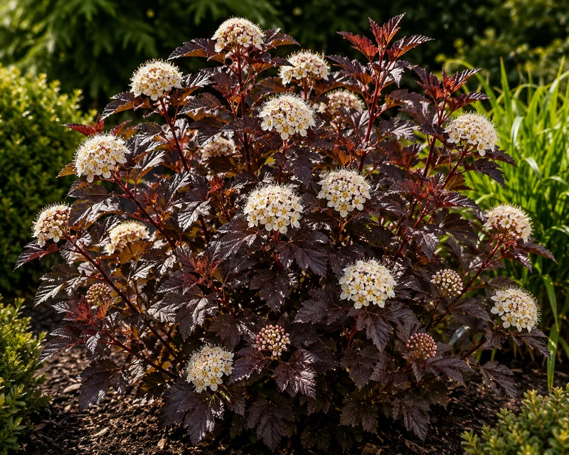 Physocarpe ‘Satin Chocolate’ ( Physocarpus opulifolius ‘Satin Chocolate’)