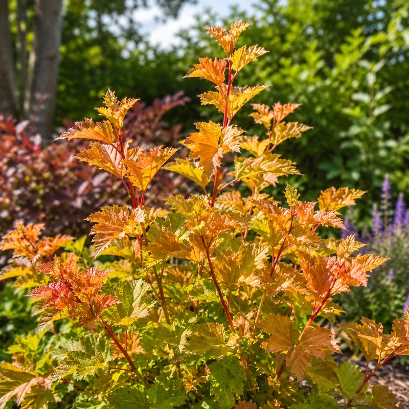 Physocarpe ‘Savannah Sunset’ ( Physocarpus opulifolius ‘Savannah Sunset’)