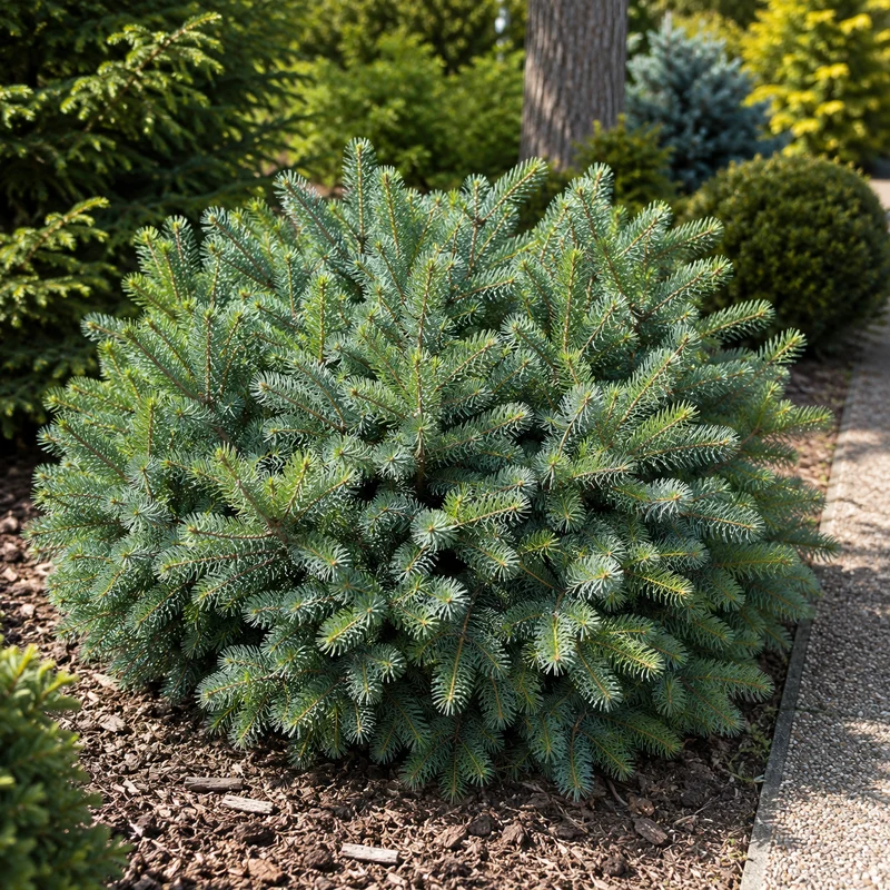 Épinette de Sitka ‘Papoose’ ( Picea sitchensis ‘Papoose’)