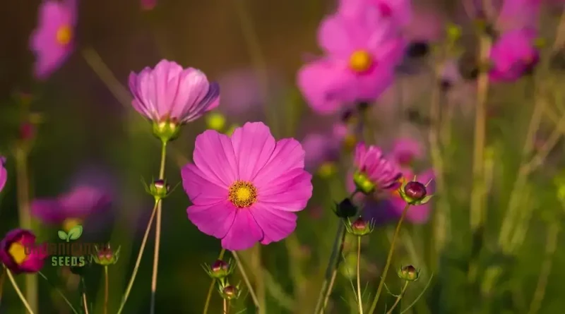 High Yield Cosmos Flower Hybrid Seeds - Premium Planting Seeds for Abundant Blooms