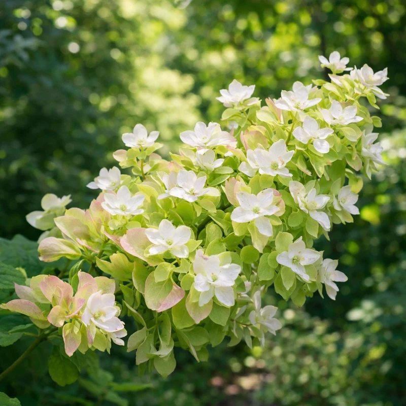 Hydrangée ‘Snowflake’ ( Hydrangea quercifolia ‘Snowflake’)