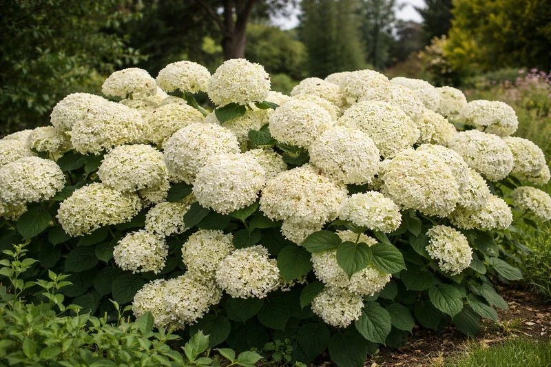 Hydrangée ‘Incrediball Storm Proof’ ( Hydrangea arborescens ‘Incrediball Storm Proof’)