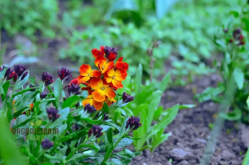 Wallflower Fire King Flower Seeds For Planting, Bold and Fiery Red Wallflowers for a Striking Garden Display