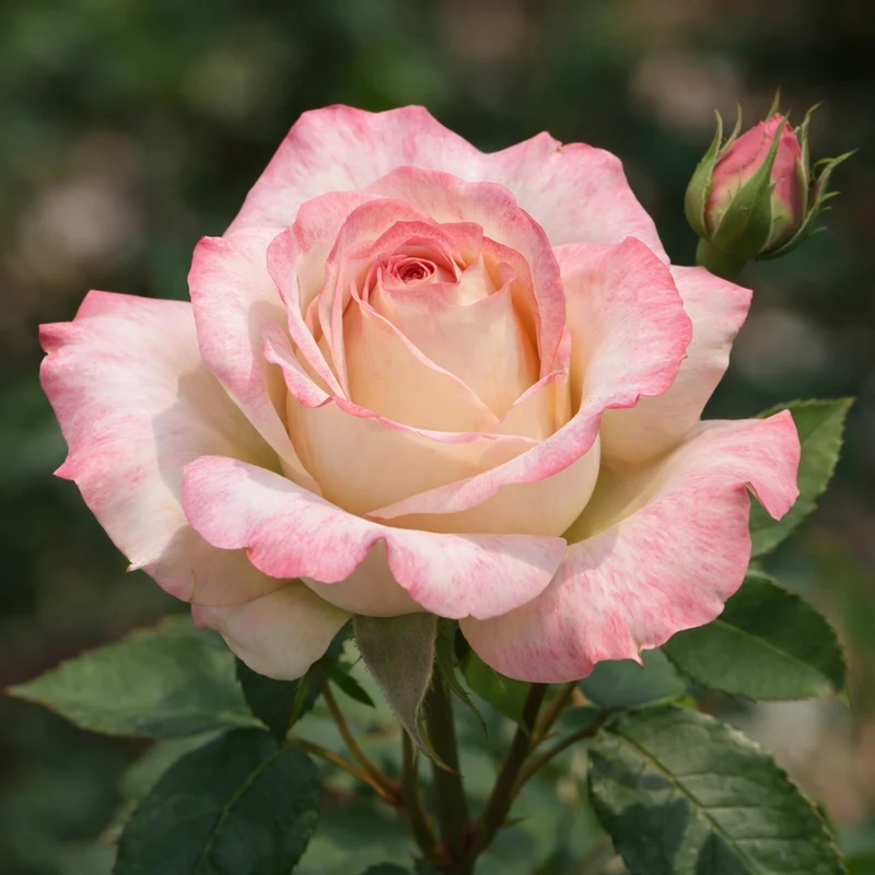 Rosier hybride de thé ‘Pinkerbelle’ ( Rosa ‘Pinkerbelle’)