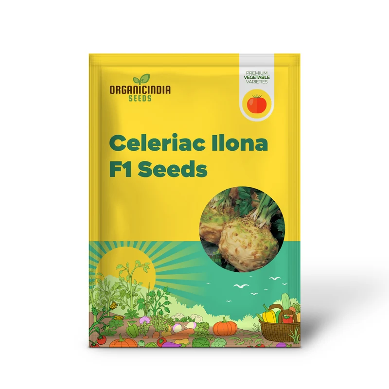 Celeriac Ilona F1 Seeds For Planting, Premium Vegetable Seeds for Growing High-Quality Celeriac with Rich Flavor