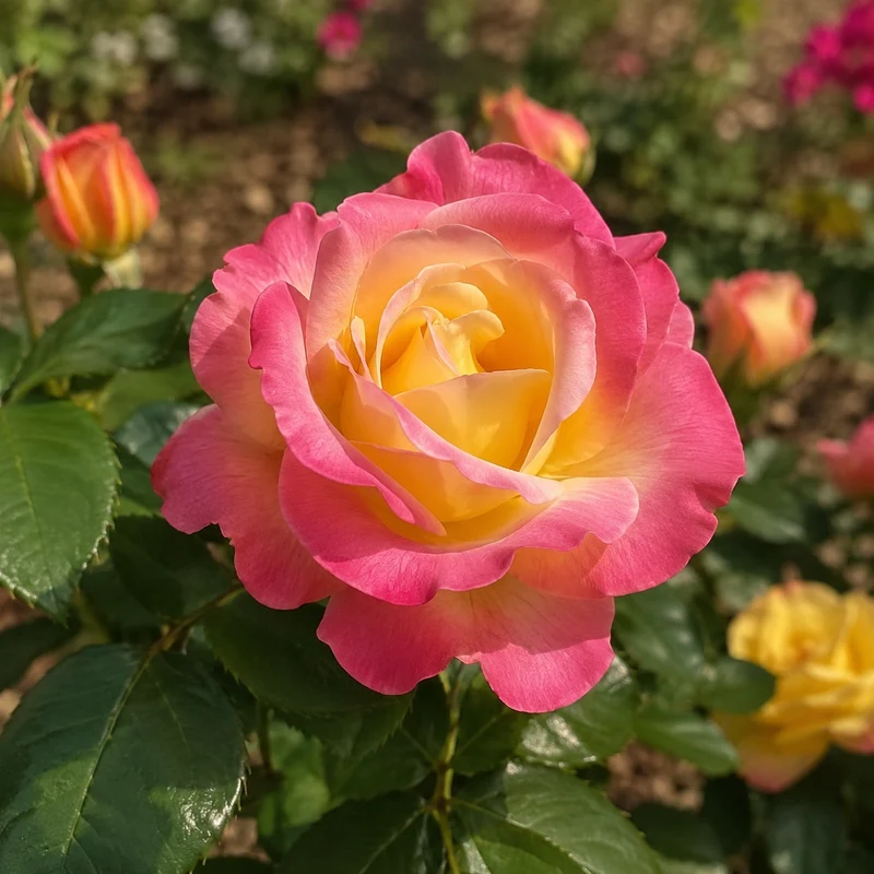 Rosier rustique ‘Gumball Goody’ ( Rosa ‘Gumball Goody’)