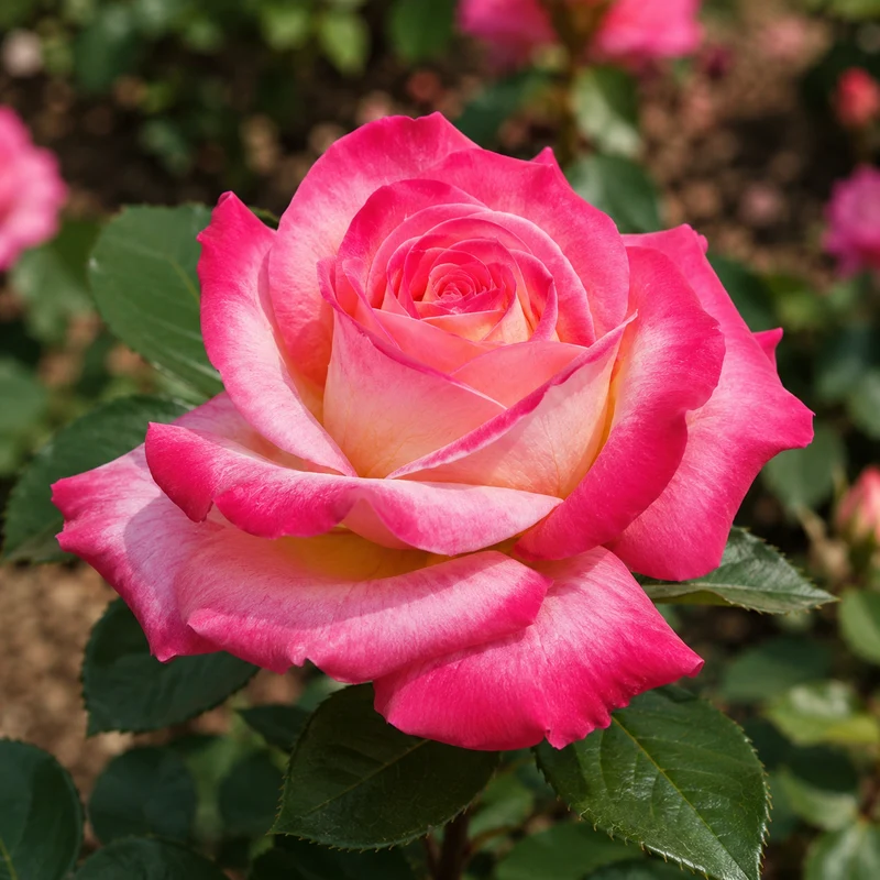 Rosier hybride de thé ‘Elizabeth Taylor’ ( Rosa ‘Elizabeth Taylor’)