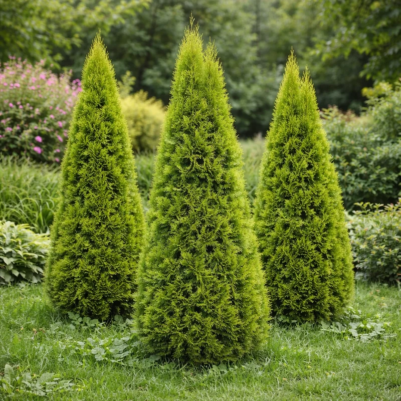 Thuya occidental doré ‘Golden Smaragd’ ( Thuja occidentalis ‘Golden Smaragd’)
