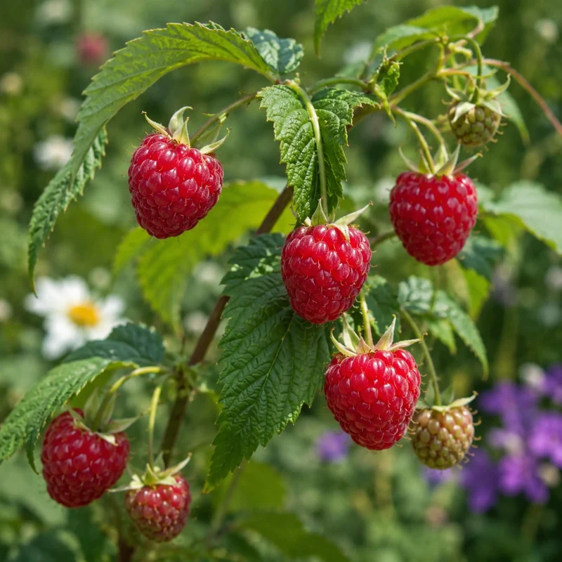 Framboisier rustique ‘Steadfast’ ( Rubus idaeus ‘Steadfast’)