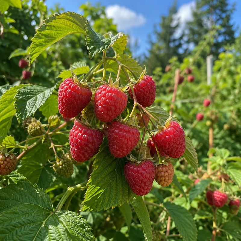 Framboisier noir ‘Niwot’ ( Rubus idaeus ‘Niwot’)