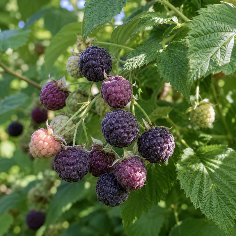 Framboisier pourpre ‘Glencoe’ ( Rubus idaeus ‘Glencoe’)