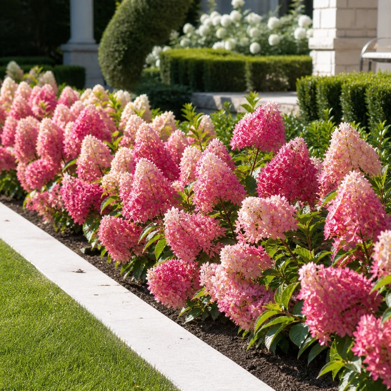 Hortensia paniculé ‘Lavender Bouncy’ ( Hydrangea paniculata ‘Lavender Bouncy’)