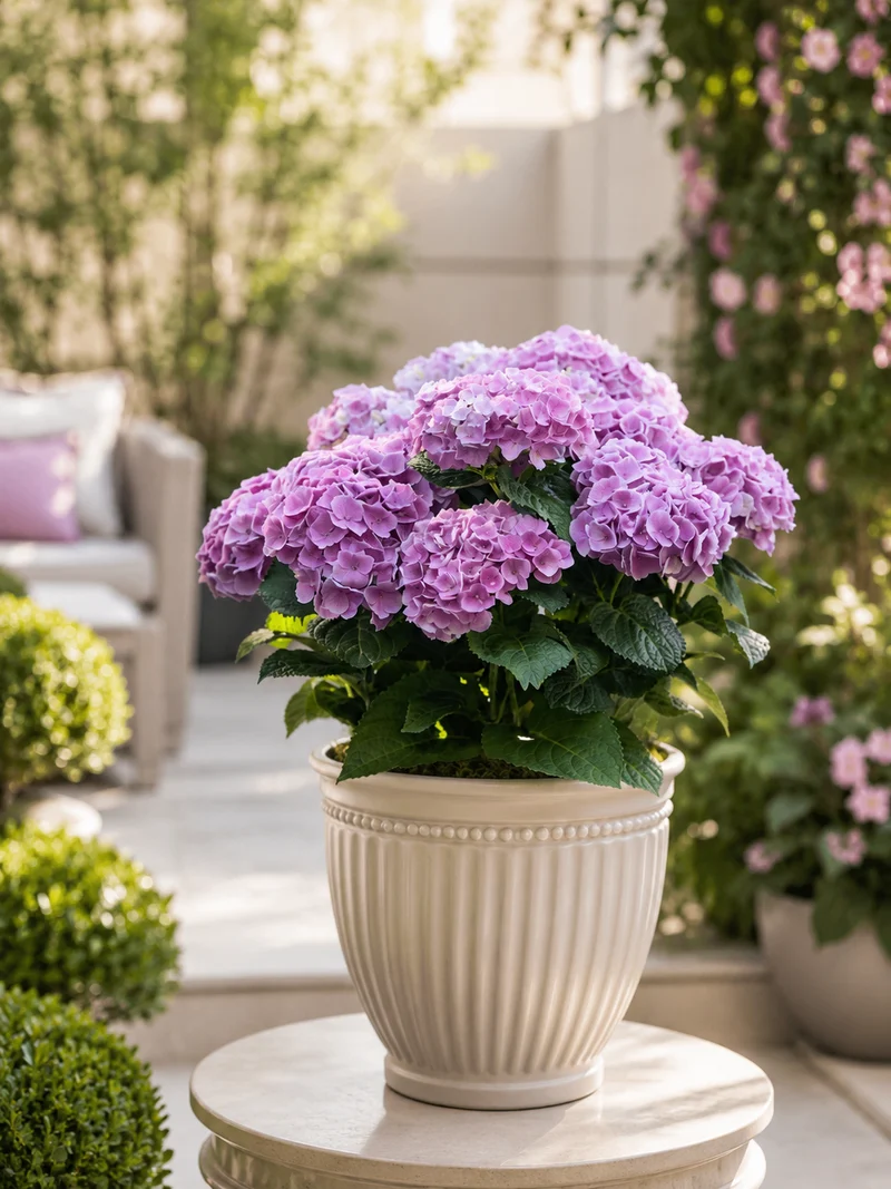 Hortensia ‘Everlasting Opal’ ( Hydrangea macrophylla ‘Everlasting Opal’)