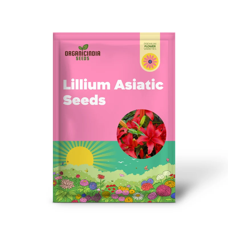 Lillium Asiatic Red Seeds for Planting - Ideal for Gardening Enthusiasts, Vibrant and Hardy Blooms for Your Garden