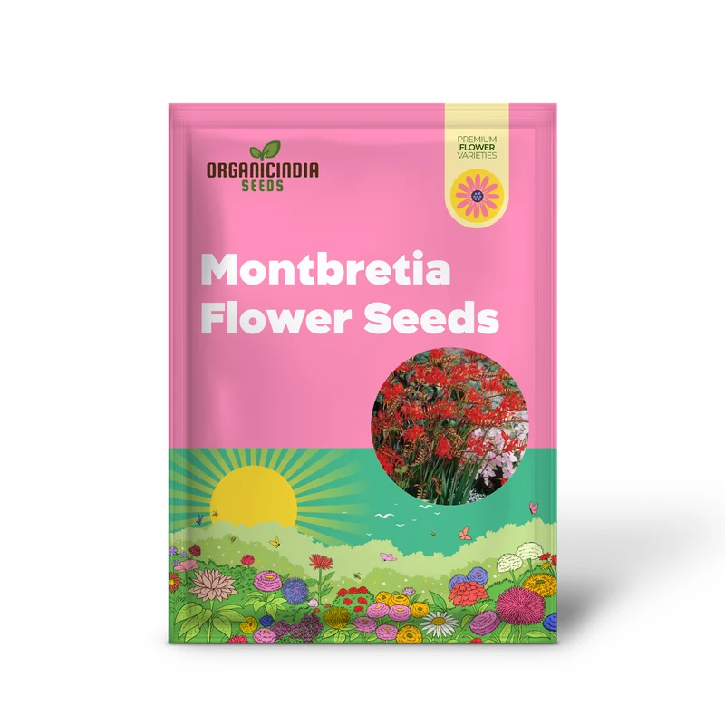 Crocosmia Montbretia Flower Seeds For Planting, Vibrant Orange and Red Blooms for Your Garden
