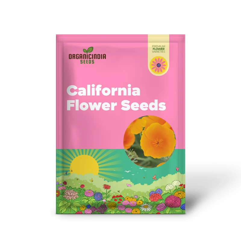 California Poppy Yellow Flower Seeds For Planting, Grow Bright Yellow Poppies for Your Garden