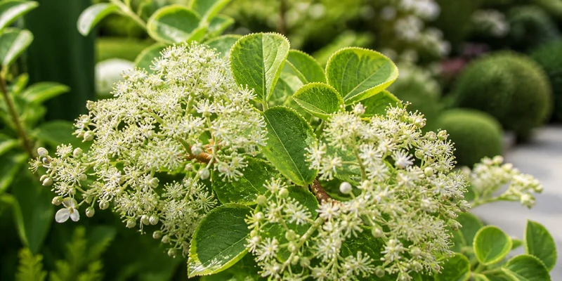 Hortensia grimpant ‘Miranda’ ( Hydrangea anomala ‘Miranda’)