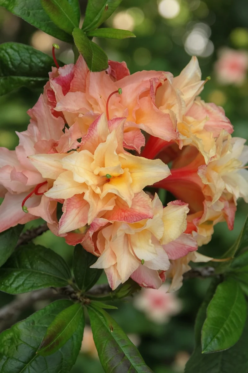 Azalée ‘Cannon's Double’ ( Rhododendron ‘Cannon's Double’)
