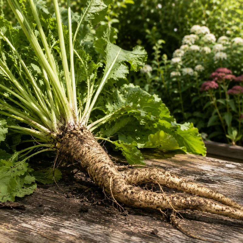 Raifort ( Armoracia rusticana )