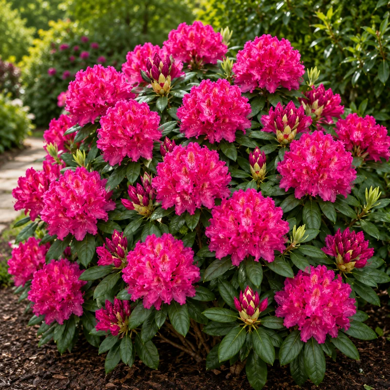 Rhododendron ‘Pearce's American Beauty’ ( Rhododendron ‘Pearce's American Beauty’)
