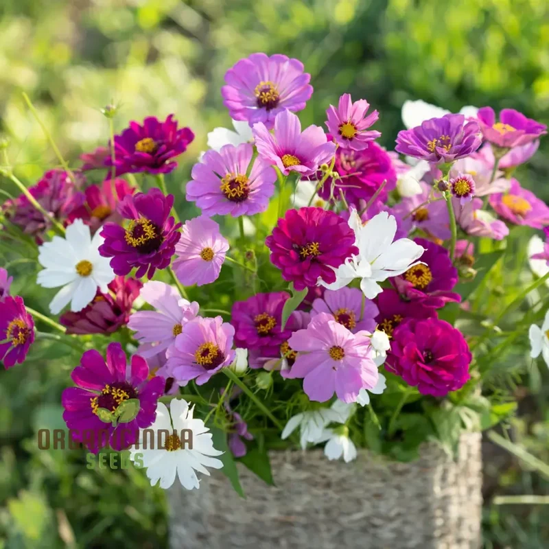 Purple Rain Mix Flower Seeds For Planting, Elegant Purple and White Blooms
