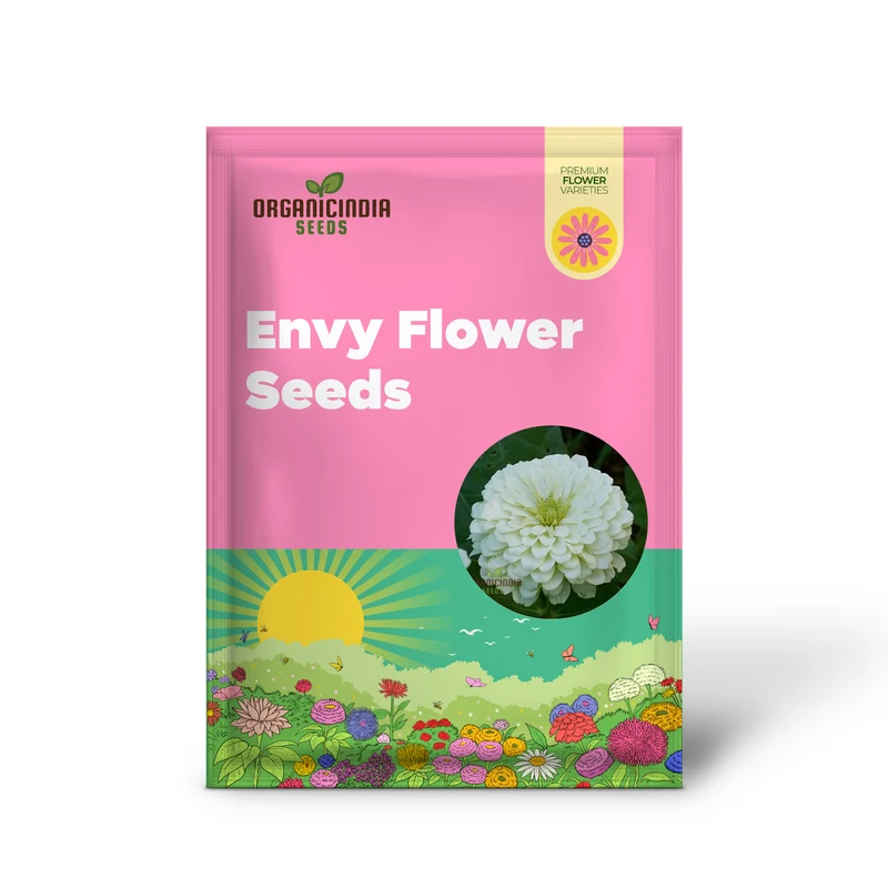 Green with Envy Flower Seed Mix - Spectacular Planting Seeds for Vibrant Gardens