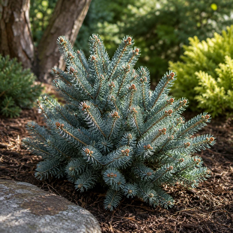 Épinette blanche ‘Blue Teardrop’ ( Picea glauca ‘Blue Teardrop’)