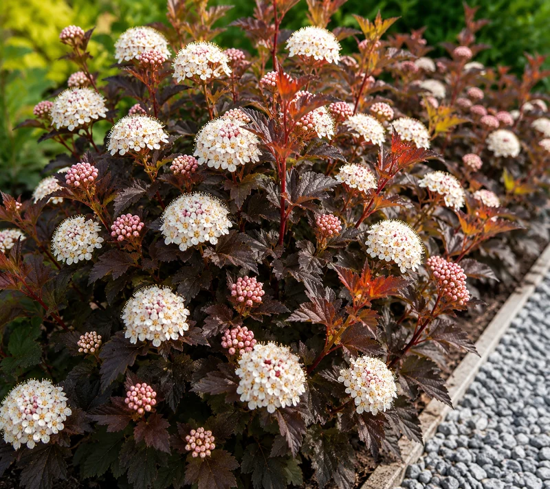 Physocarpe ‘Alouette’ ( Physocarpus opulifolius ‘Alouette’)