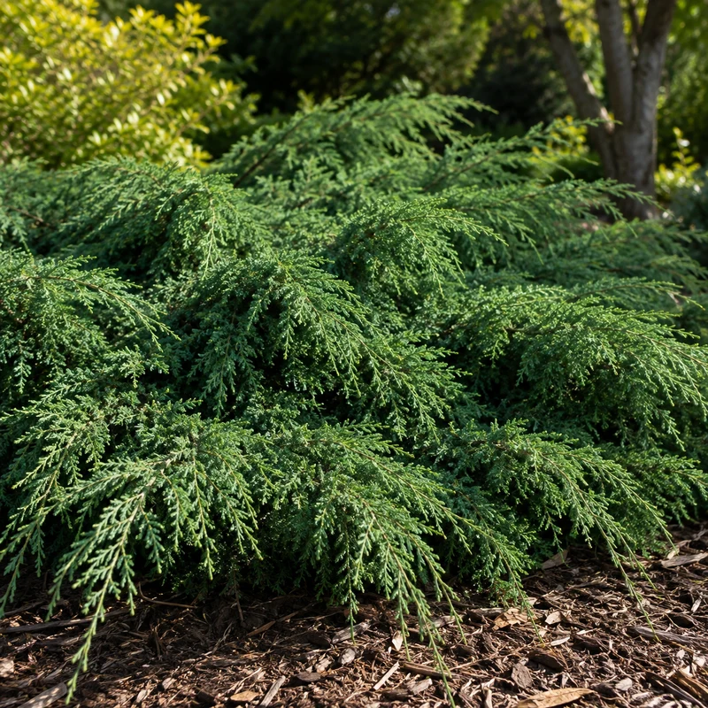 Genévrier rampant ‘Turquoise Spreader’ ( Juniperus horizontalis ‘Turquoise Spreader’)